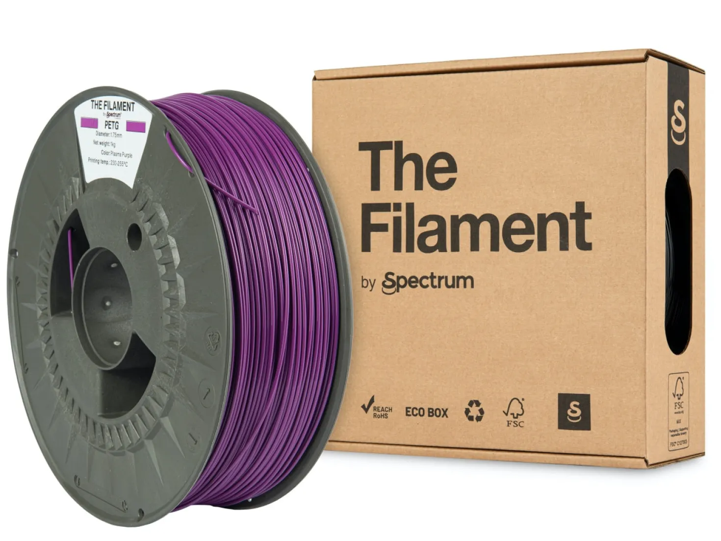 The Filament - PETG - Plasma Purple - 1.75mm - 1kg