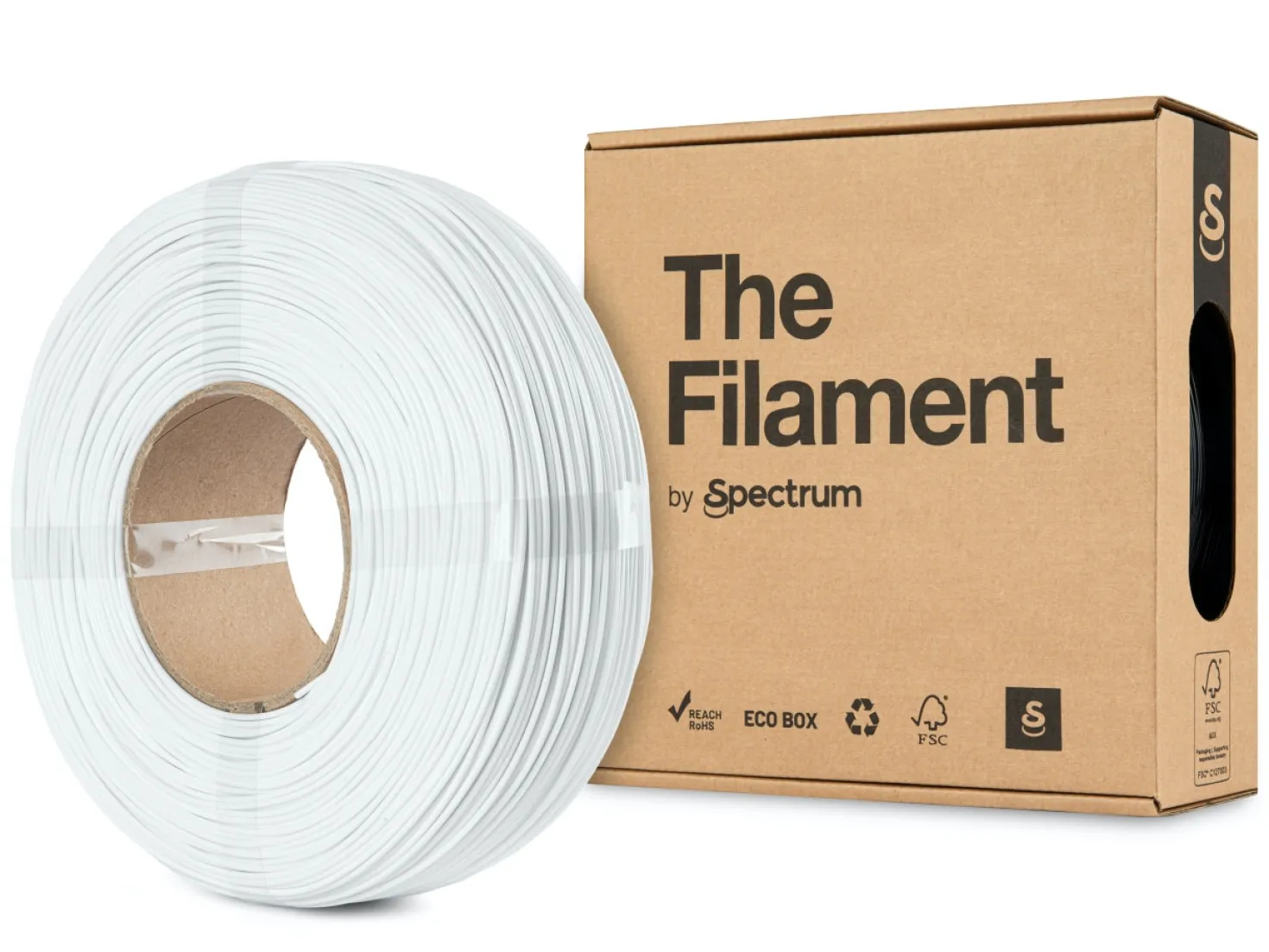 The Filament - PETG - Snow White - 1.75mm - 1kg - Refill