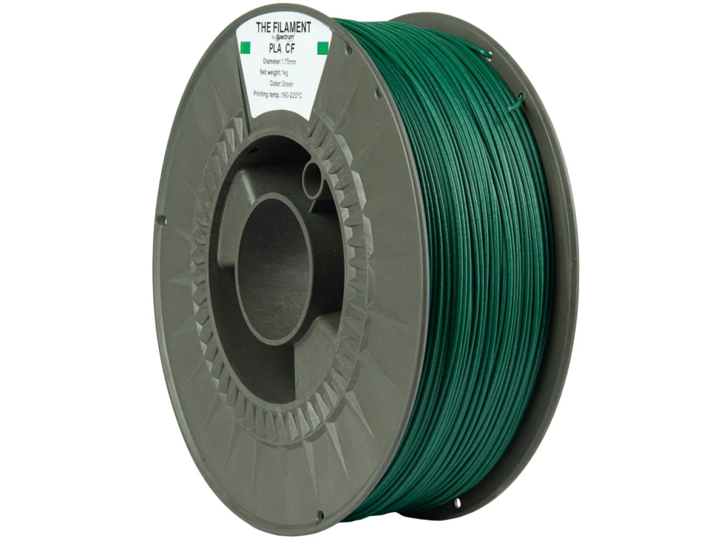The Filament - PLA CF - Green - 1.75mm 1kg
