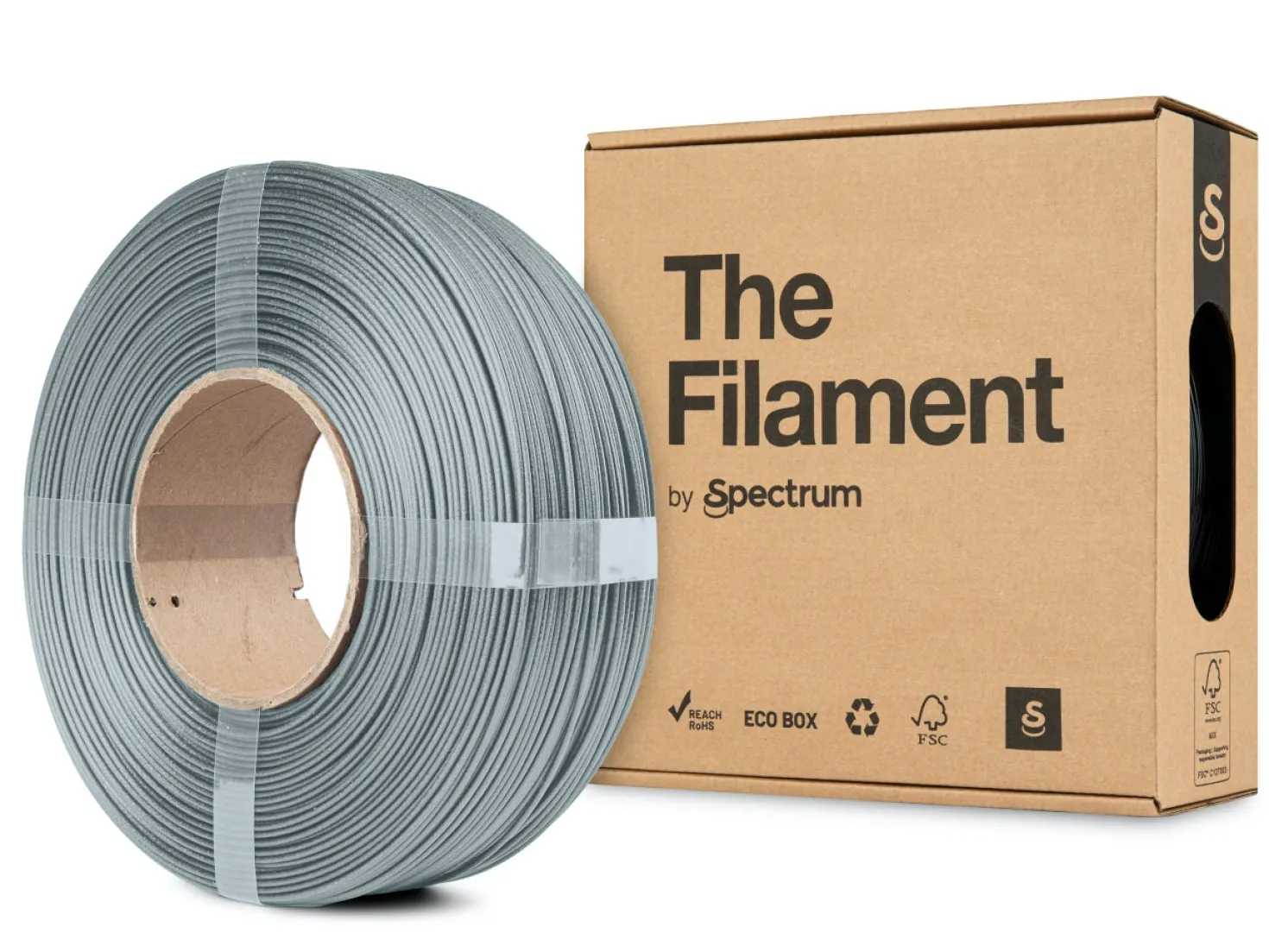 The Filament - PLA CF - Grey - 1.75mm - 1kg - Refill