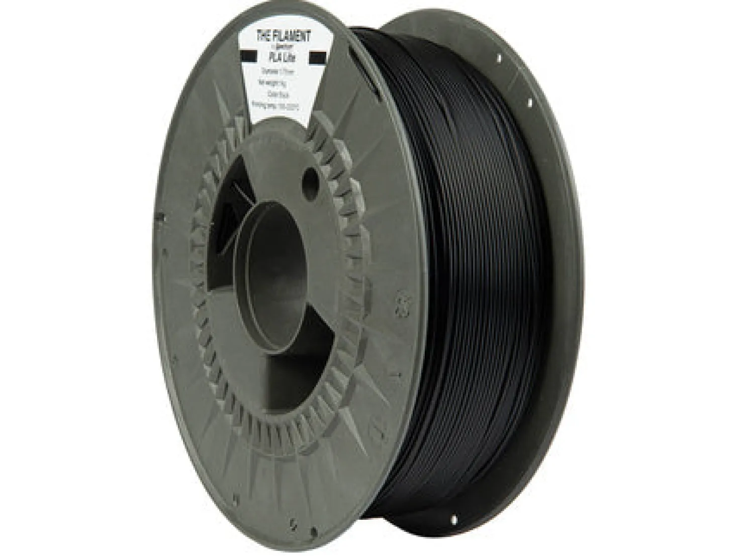 The Filament - PLA Lite - Black - 1.75mm - 1kg