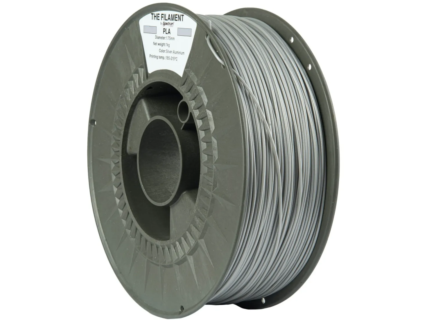 The Filament - PLA - Silver Aluminium - 1.75mm - 1kg