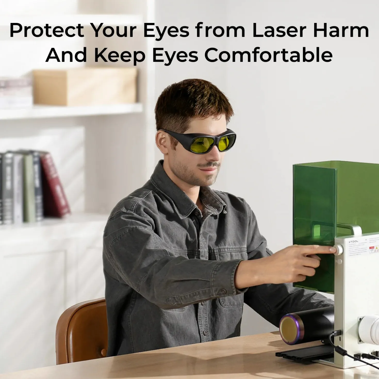 (UDGÅR) - xTool - Safety Goggles for Laser (316nm-450nm & 900nm-1080nm)