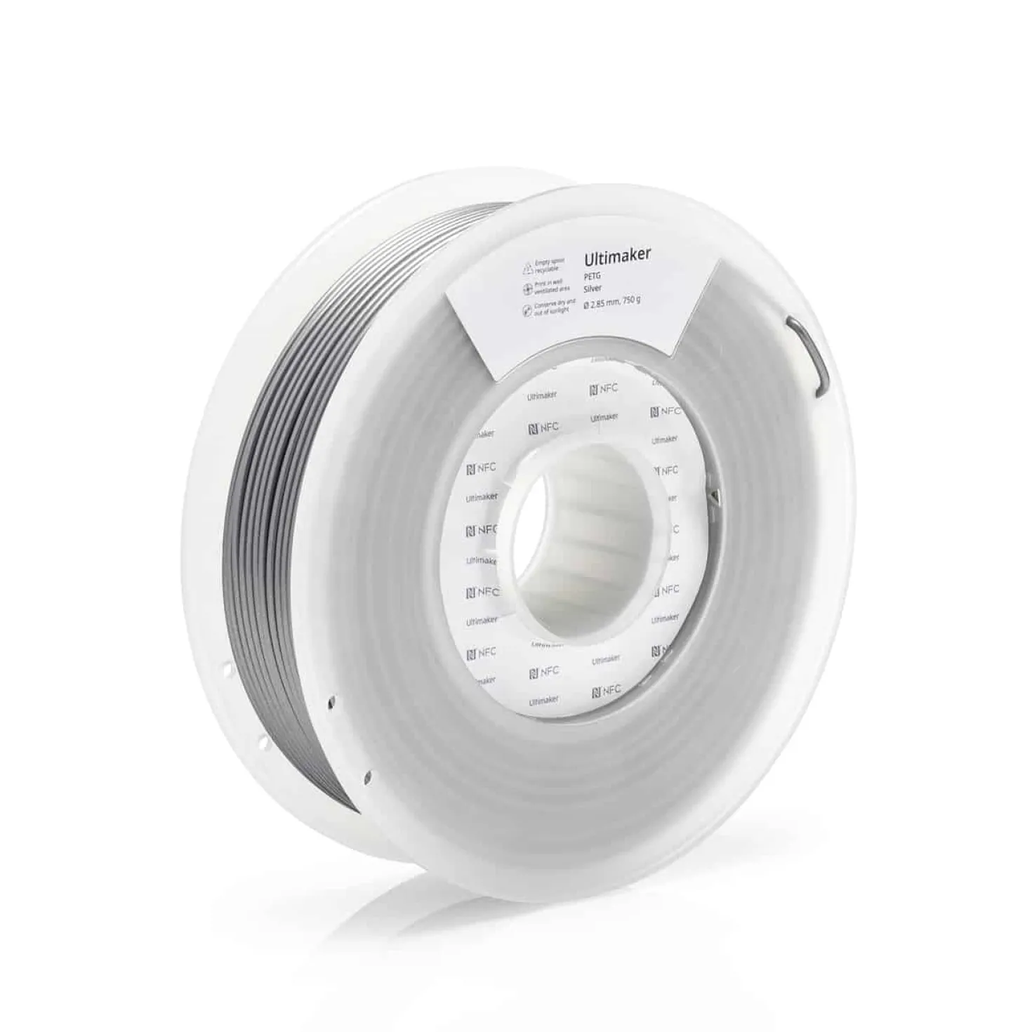 UltiMaker - PETG - Silver - 2.85mm - 750g