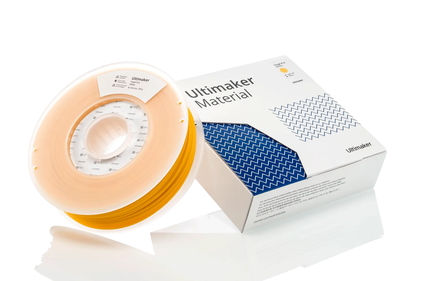 UltiMaker PLA Tough - Yellow - 2.85mm - 750g