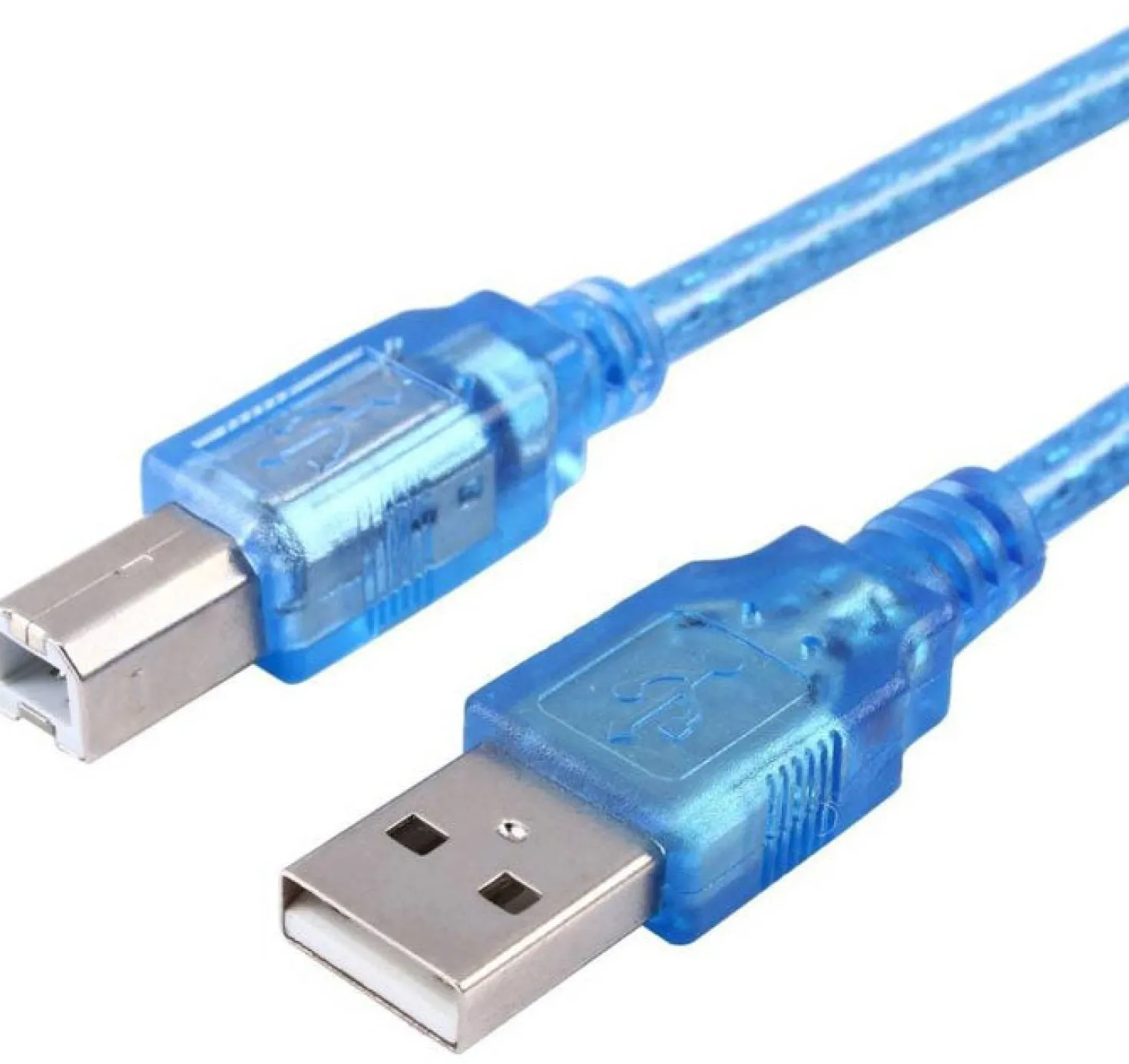USB kabel 2.0 - USB-A han - USB-B han - 0.3m