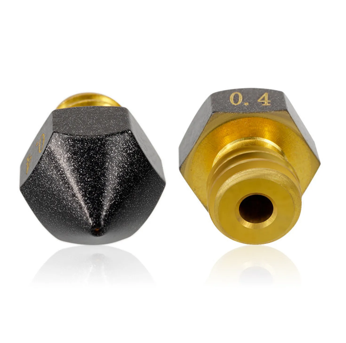 V6 Nozzle - Teflon Plated Brass - 1.75mm (Pick a Size)