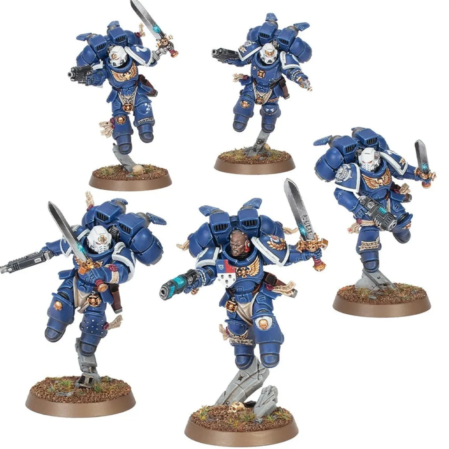 Warhammer 40k: Space Marines - Vanguard Veteran Squad with Jump Packs