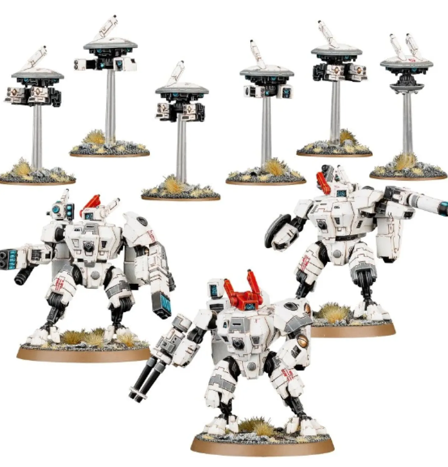 Warhammer 40k: T'au Empire - Xv8 Crisis Battlesuits