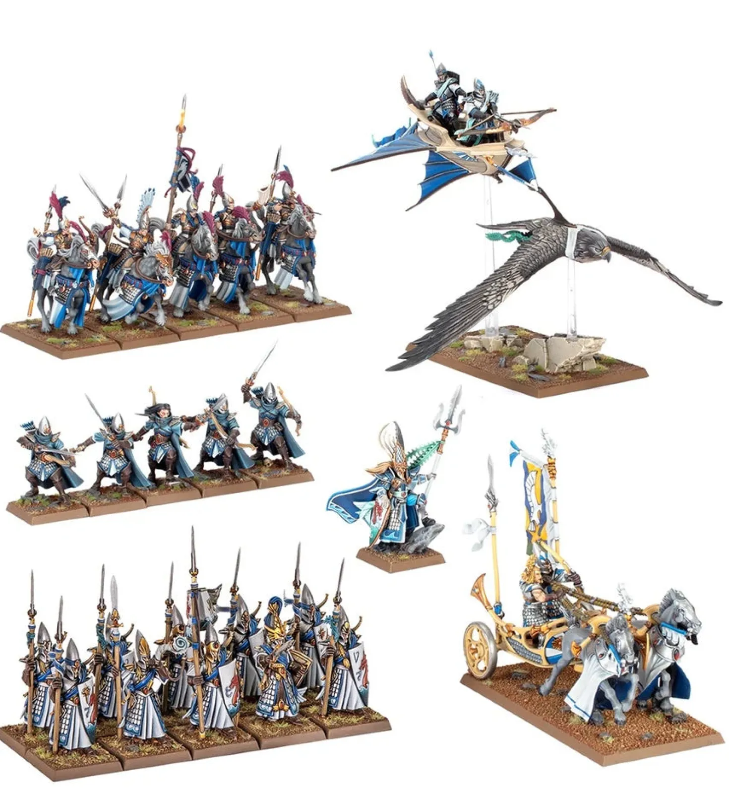 Warhammer: The Old World - High Elf Realms - Battle March Army