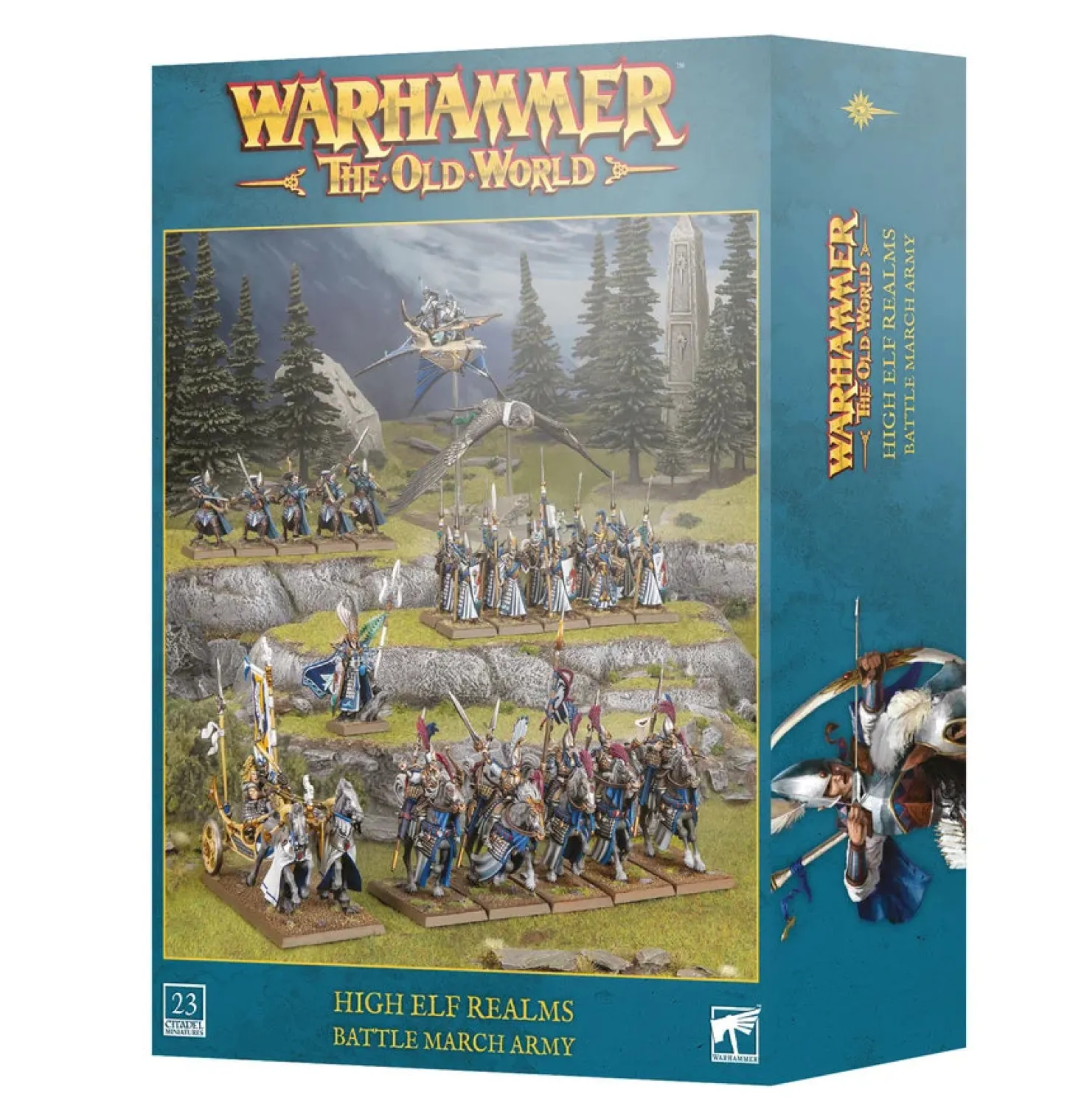 Warhammer: The Old World - High Elf Realms - Battle March Army