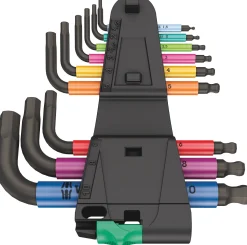 Wera - 950/9 Hex-Plus - Multicolour 2 - 9 stk