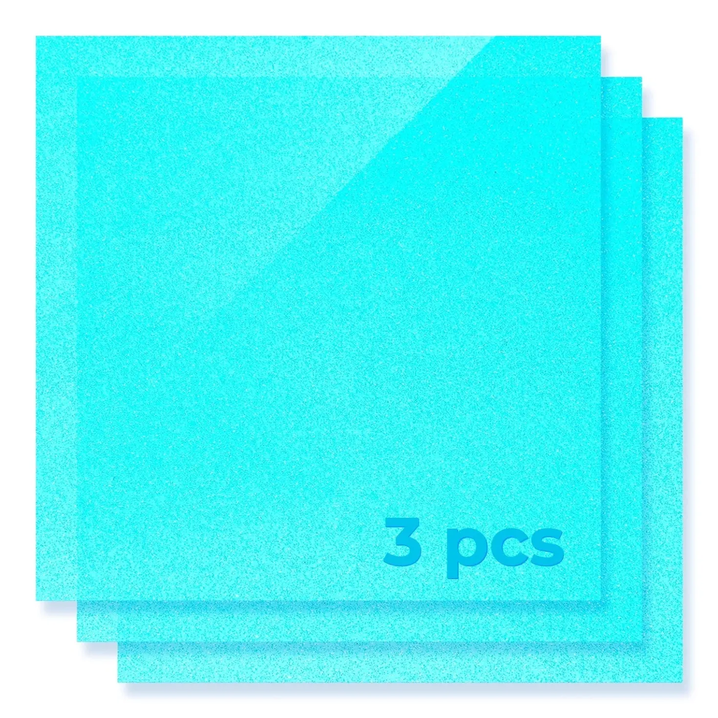 xTool - Acrylic Sheet Plexiglass Translucent Glossy - Glitter Blue - 3mm (3pcs)