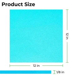xTool - Acrylic Sheet Plexiglass Translucent Glossy - Glitter Blue - 3mm (3pcs)
