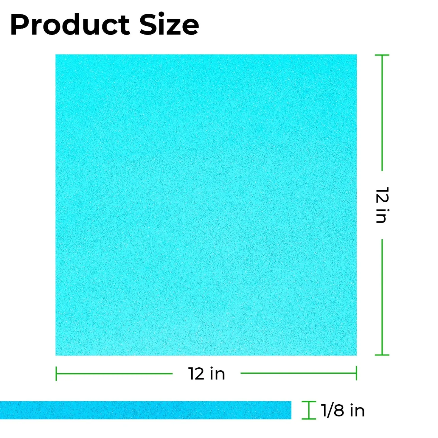 xTool - Acrylic Sheet Plexiglass Translucent Glossy - Glitter Blue - 3mm (3pcs)