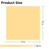 xTool - Acrylic Sheet Plexiglass - Glow in the Dark - Pale Yellow - 3mm (3pcs)