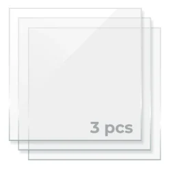 xTool - Acrylic Sheet Plexiglass Translucent Glossy - Frosted Clear - 3mm (3pcs)