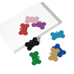 xTool - Anodized Aluminum Bone Dog Tag - Mixed Colors (20pcs)