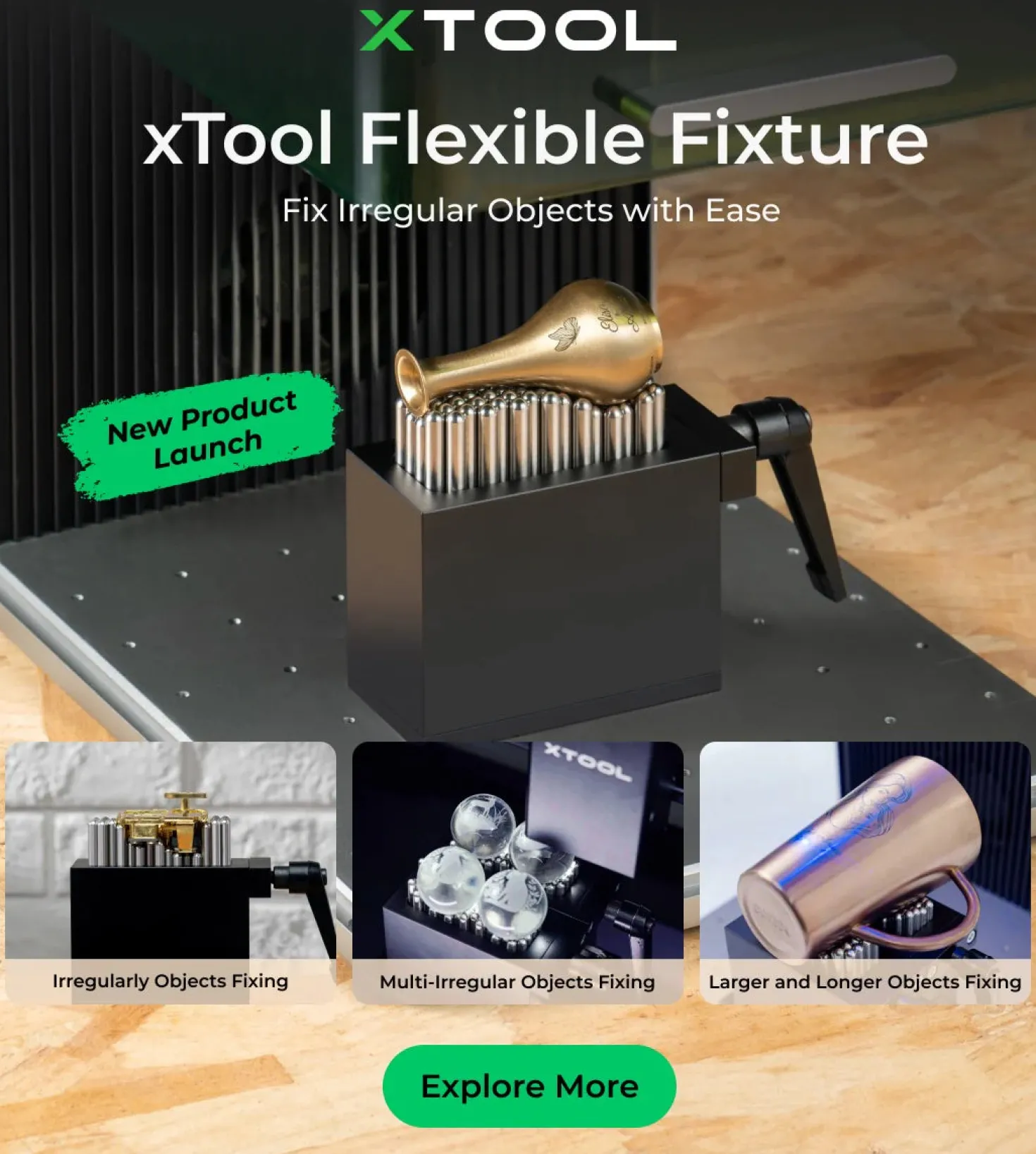 xTool - Flexible Fixture