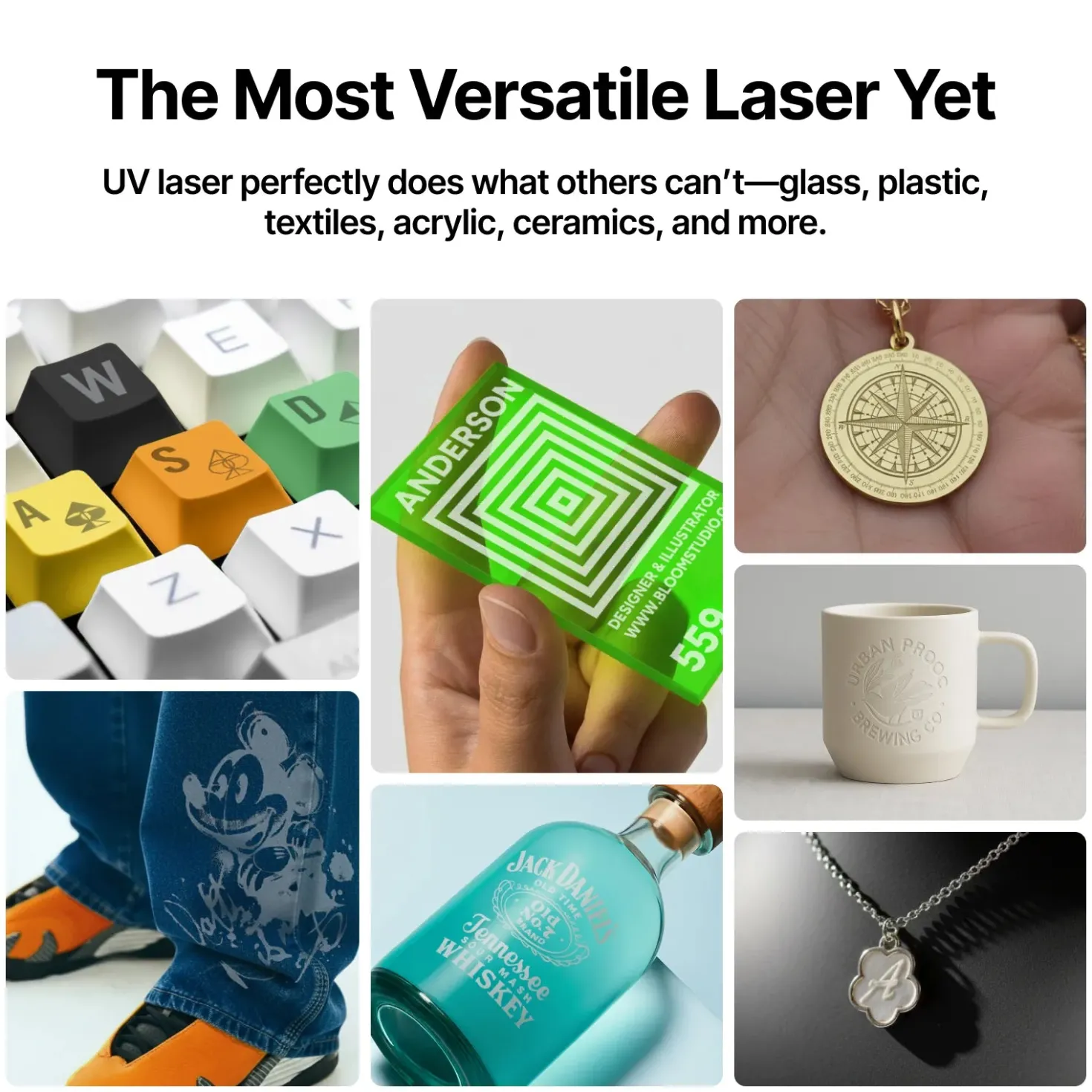xTool - F2 Ultra - UV 5W - UV Laser Engraver - Deluxe Bundle