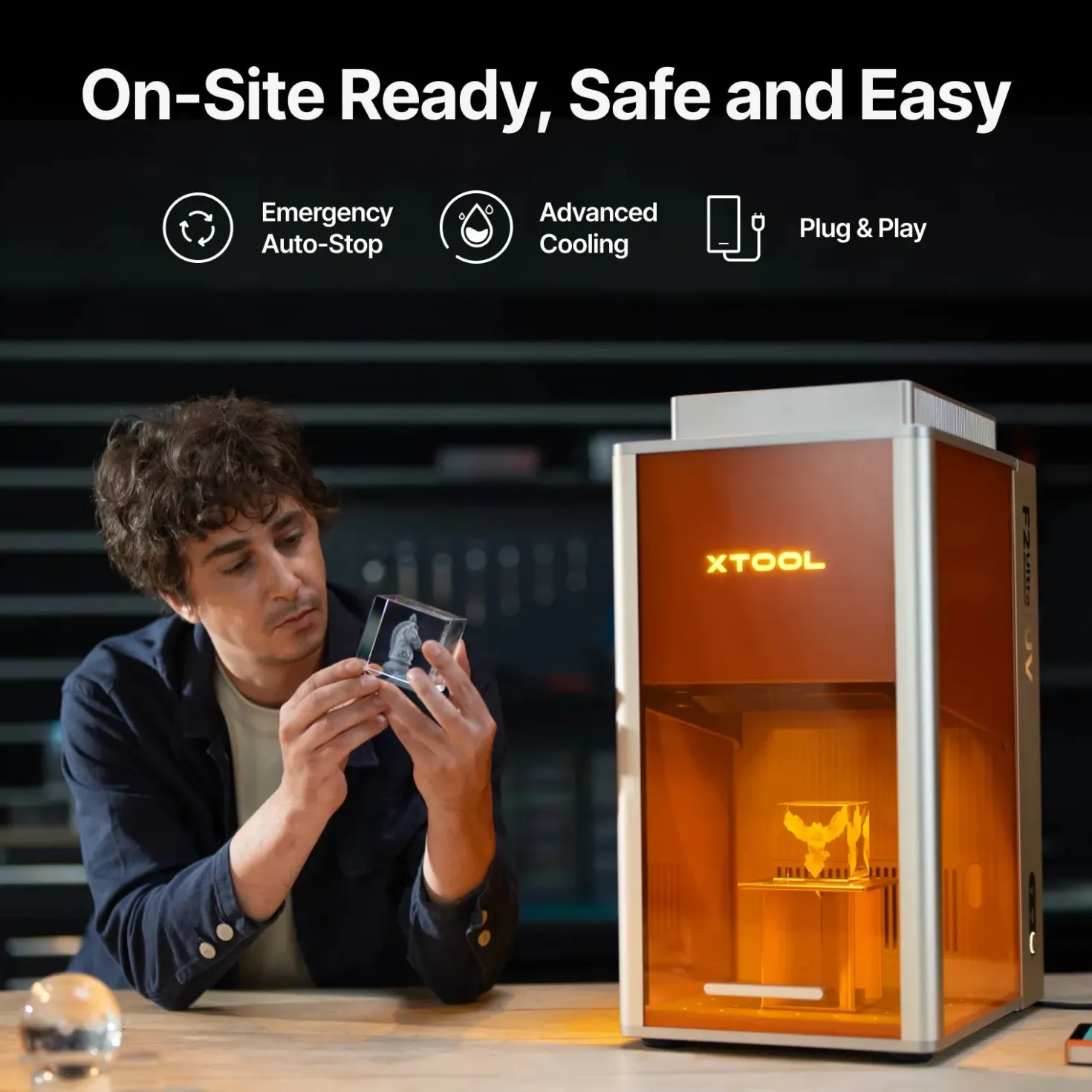 xTool - F2 Ultra - UV 5W - UV Laser Engraver - Deluxe Bundle