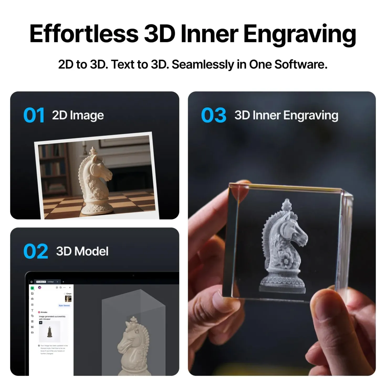 xTool - F2 Ultra - UV 5W - UV Laser Engraver - Deluxe Bundle
