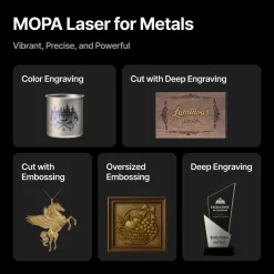 xTool - F2 Ultra - 60W MOPA + 40W Diode Dual Laser - Deluxe Bundle