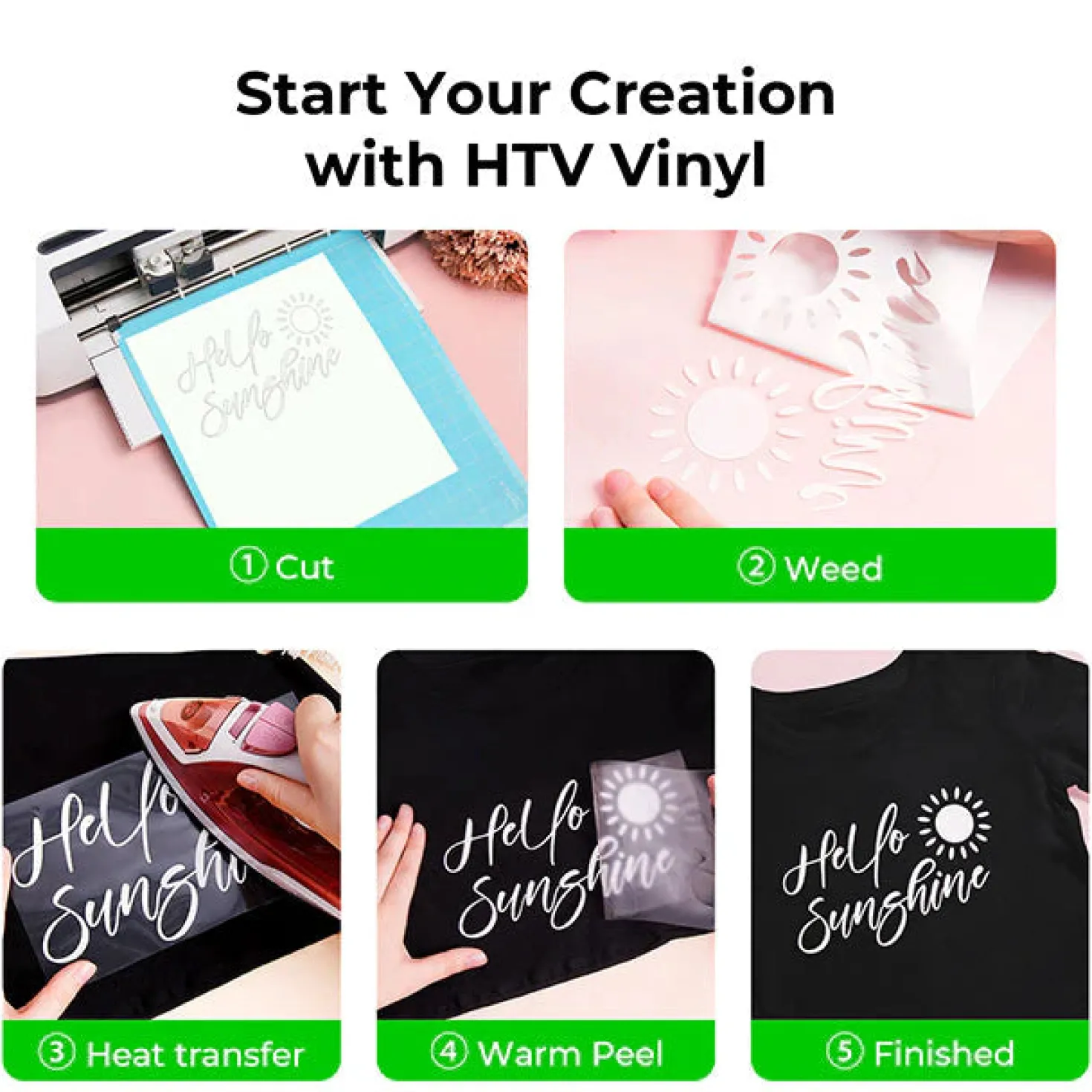xTool - Heat Transfer Vinyl - Sun Color Changing (20pcs)