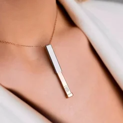 xTool - Hidden Message Necklace - Stainless Steel - Rose Gold (3pcs)