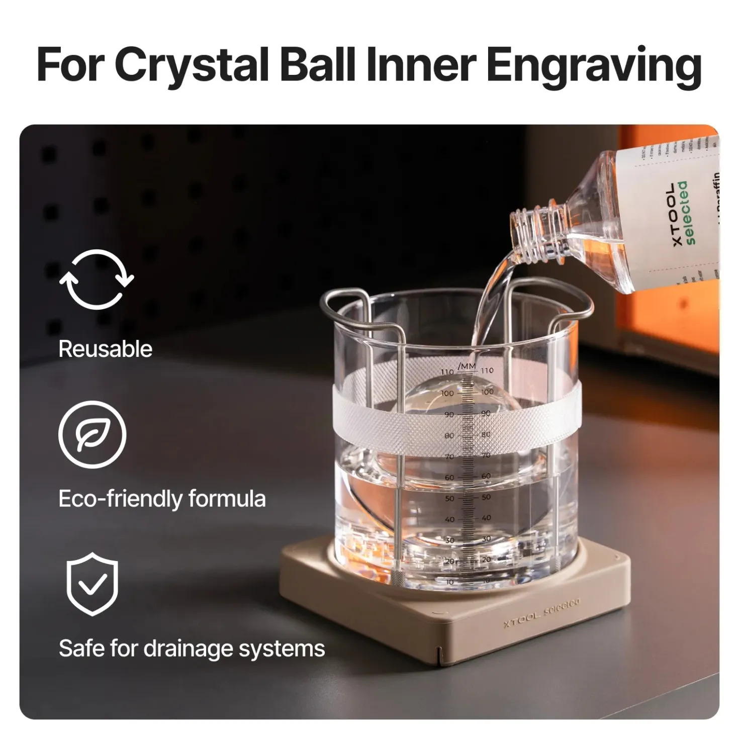 xTool - K9 Crystal Ball Inner Engraved Kit