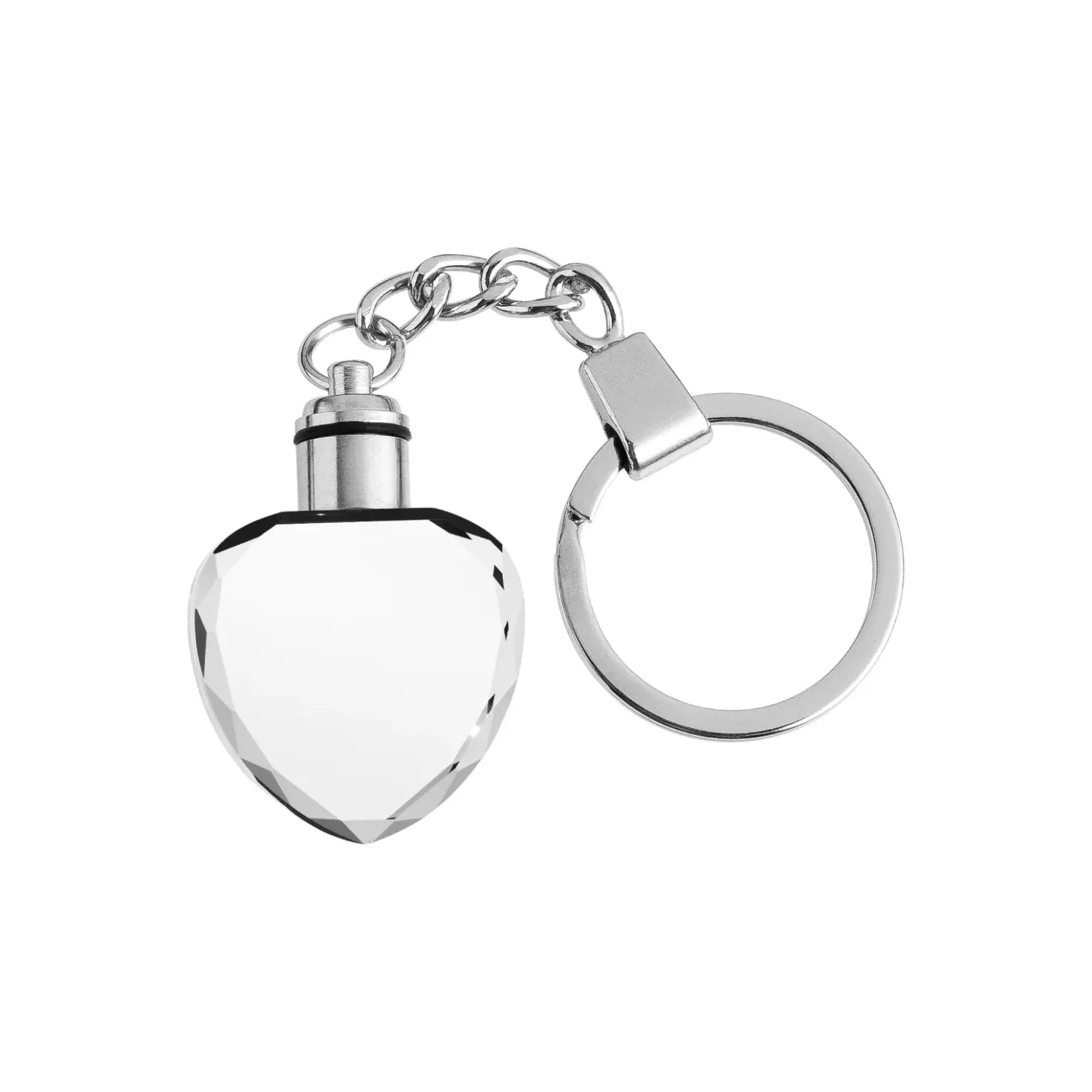 xTool - K5 Crystal Heart Keychain with Multicolored LED Lights (10pcs)
