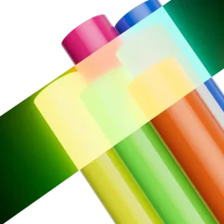 xTool - Laser-Safe Glow in the Dark PU Heat Transfer Vinyl (20pcs) - 25.5cm x 30.5cm