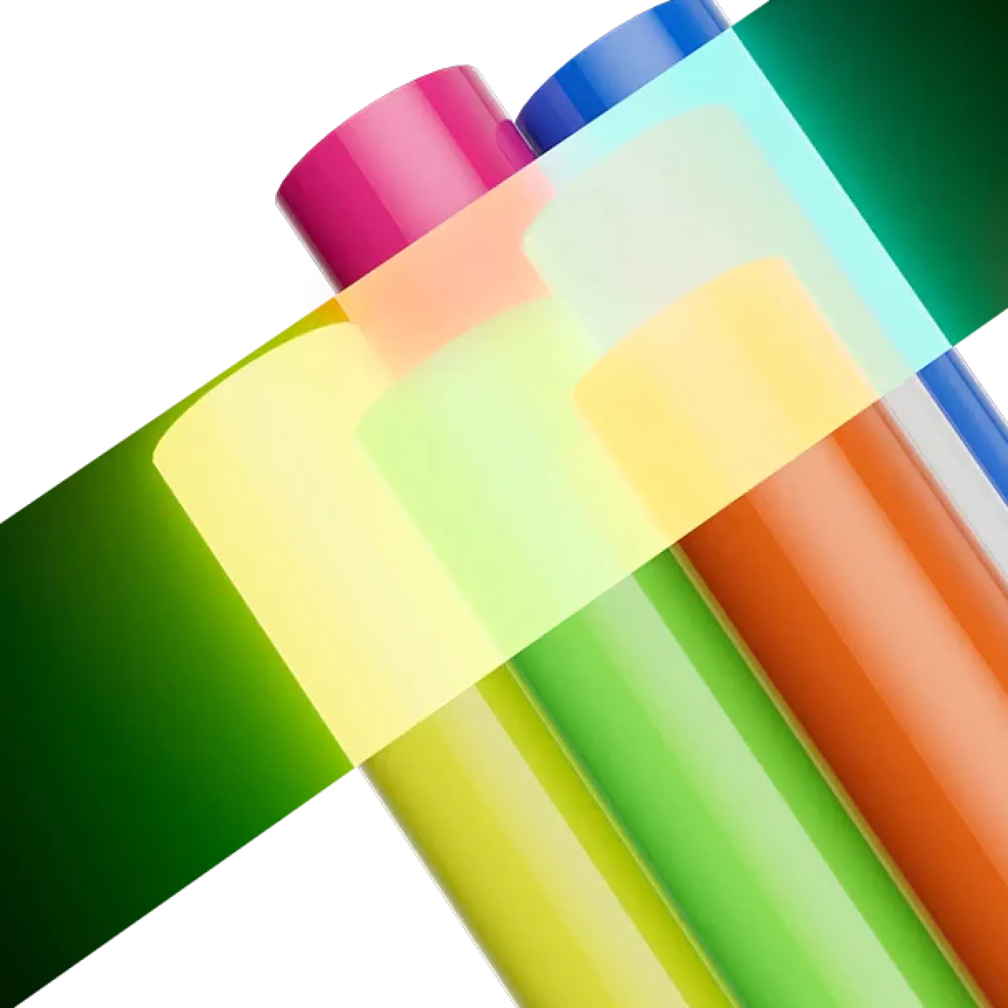 xTool - Laser-Safe Glow in the Dark PU Heat Transfer Vinyl (20pcs) - 25.5cm x 30.5cm