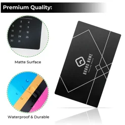 xTool - Matte Aluminum Metal Business Cards (300pcs)