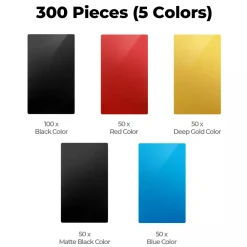 xTool - Multicolor Aluminum Buisness Cards (300pcs)