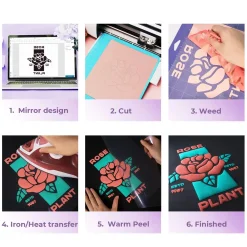 xTool - Pastel Puff Vinyl Heat Transfer (14pcs)