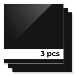 xTool - Two-color Acrylic Sheet - Black to Pearl White Base 300x300x3mm - 3pcs