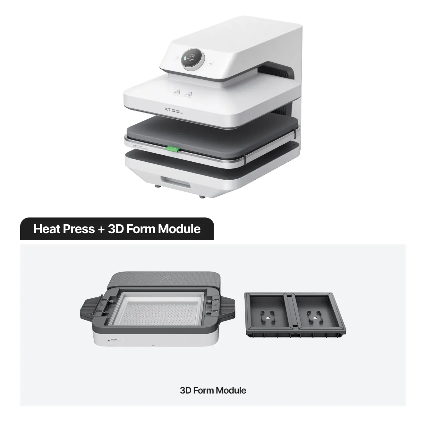 xTool - WonderPress - Bundle - Heat Press + 3D Form Module